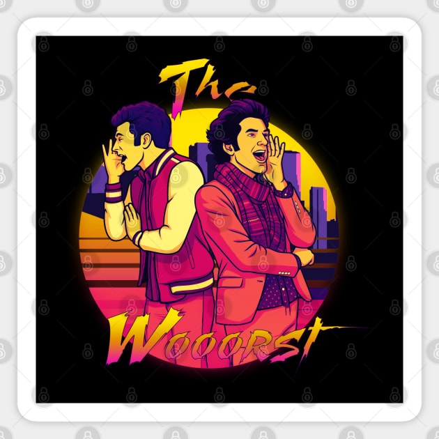 90s Retro Sun - Remix Jean Ralphio Sticker by Tv Moments
